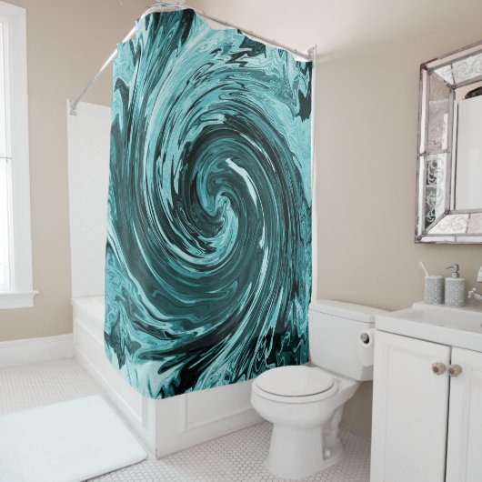 Karibisches Wildwasser... Duschvorhang (Beispiel)