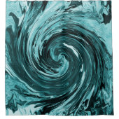 Karibisches Wildwasser... Duschvorhang (Vorderseite)