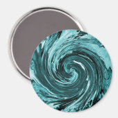 Karibisches Wildwasser... Magnet (Vorderseite/Rückseite)