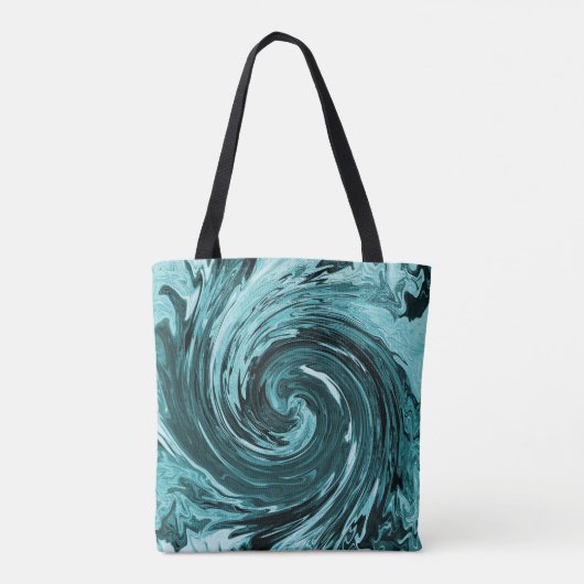 Karibisches Wildwasser... Tasche (Rückseite)