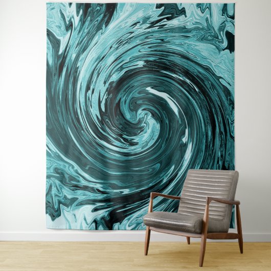 Karibisches Wildwasser... Wandteppich (Beispiel)