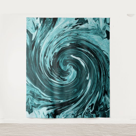 Karibisches Wildwasser... Wandteppich (Vorderseite)