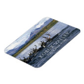 Karibou Crossing Kobuk River, Kobuk Valley Magnet (Linke Seite)