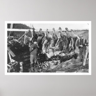 Karibou Hunters Alaska 1928 Poster