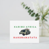 Karibu Africa Postkarte | Willkommen Afrika | Prem (Stehend Vorderseite)