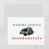 Karibu Africa Postkarte | Willkommen Afrika | Prem (Vorne/Hinten)