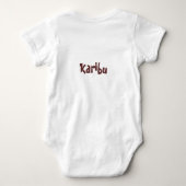 Karibu Baby-Strampler Baby Strampler (Rückseite)