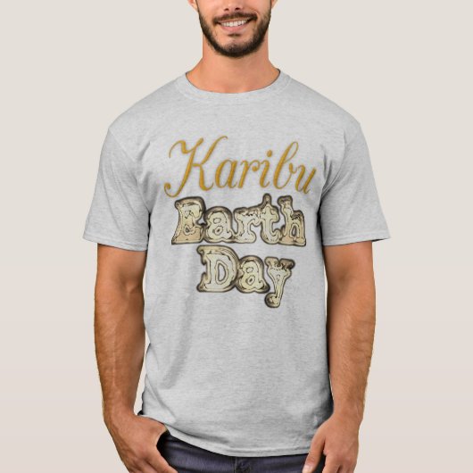 Karibu: Der Earth Day T - Shirt (Vorderseite)