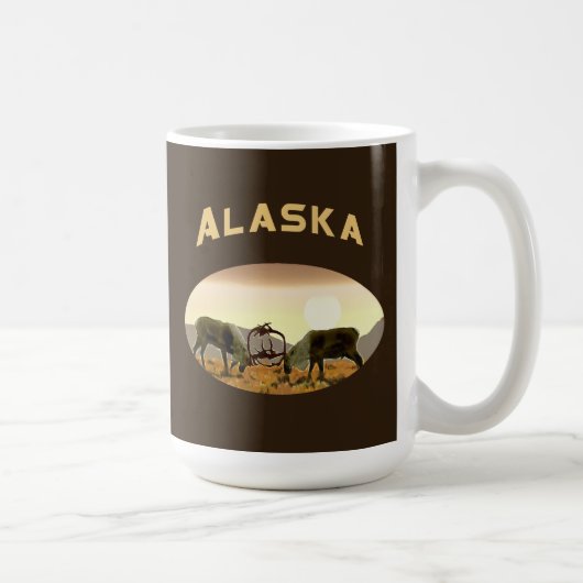 Karibu-Duell - Kanada Kaffeetasse (Rechts)
