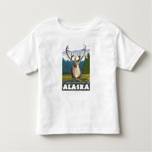 Karibu im wilden - Denali Nationalpark, Kleinkind T-shirt