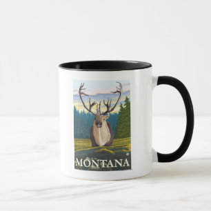 Karibu im wilden - Montana Tasse