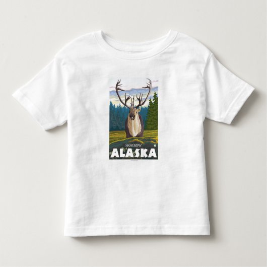 Karibu im wilden - Skagway, Alaska Kleinkind T-shirt (Vorderseite)
