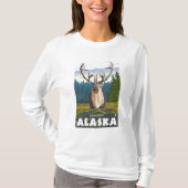 Karibu im wilden - Skagway, Alaska T-Shirt (Vorderseite)