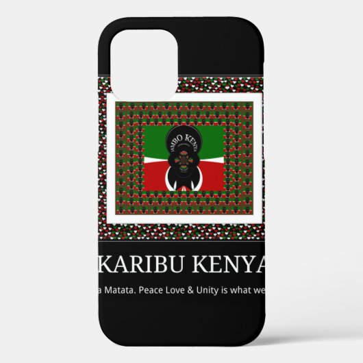Karibu Kenya Hakuna Matata Case-Mate iPhone Hülle (Rückseite)