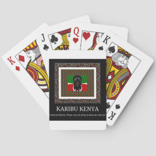 Karibu Kenya: Vibrant National Flag Colors Hakuna Spielkarten