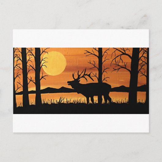 Karibu Postkarte (Vorderseite)