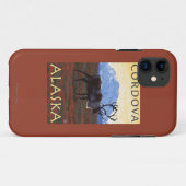 Karibu-Szene - Cordova, Alaska Case-Mate iPhone Hülle (Rückseite (Horizontal))