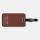 Karibu-Szene - Fairbanks, Alaska Gepäckanhänger (Rückseite horizontal)