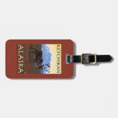 Karibu-Szene - Ketchikan, Alaska Gepäckanhänger (Vorderseite horizontal)