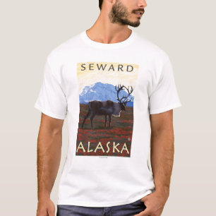 Karibu-Szene - Seward, Alaska T-Shirt
