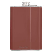 Karibu-Szene - Sitka, Alaska Flachmann (Rückseite)