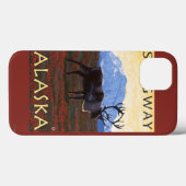 Karibu-Szene - Skagway, Alaska Case-Mate iPhone Hülle (Rückseite (Horizontal))
