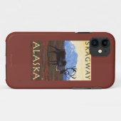 Karibu-Szene - Skagway, Alaska Case-Mate iPhone Hülle (Rückseite (Horizontal))