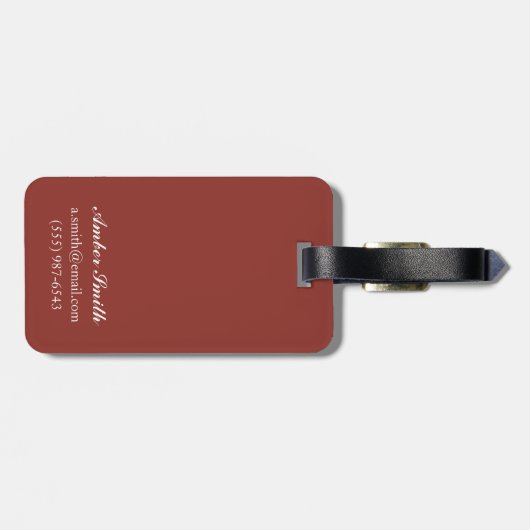 Karibu-Szene - Skagway, Alaska Gepäckanhänger (Rückseite horizontal)