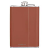 Karibu-Szene - Wrangell, Alaska Flachmann (Rückseite)