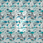 Karibuberge blau stoff (Kachel)