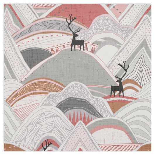 KaribugebirgsSiena Stoff (Muster)