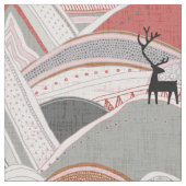 KaribugebirgsSiena Stoff (Nahaufnahme)