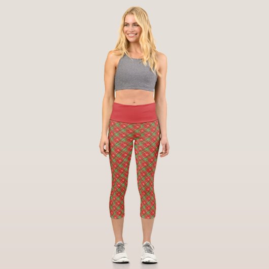 KARIERT 1 CAPRI LEGGINGS (Vorderseite)