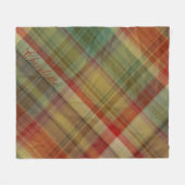 Kariert #1 Fleece Blanket (Vorderseite (Horizontal))