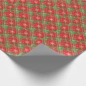 KARIERT 1 GESCHENKPAPIER (Ecke)