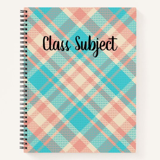 Kariert anpassbar notizblock (Vorderseite)