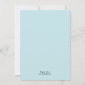 Kariert Babyq Fun Food Steak Beef Grillen Babydusc Einladung (Rückseite)