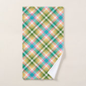 Kariert Badhandtuch Set (Handtuch)