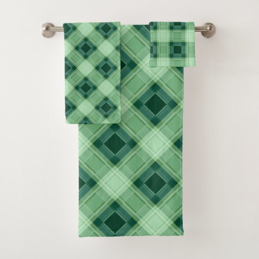 Kariert Badhandtuch Set (Insitu)