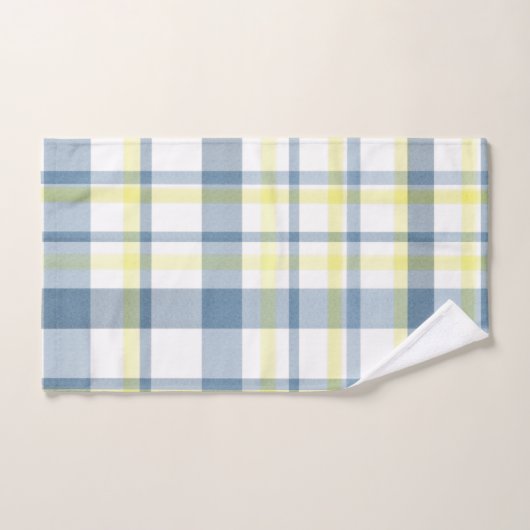 Kariert Badhandtuch Set (Handtuch)