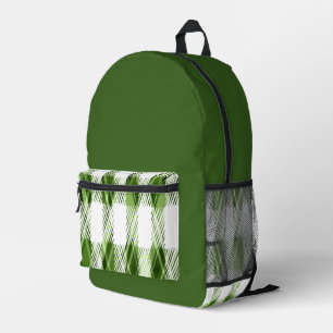 Kariert Bedruckter Rucksack