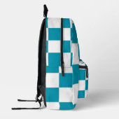 Kariert Bedruckter Rucksack (Links)