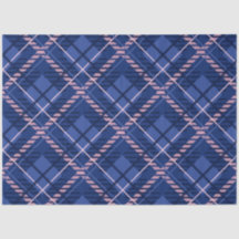 Kariert Blau und Rosa