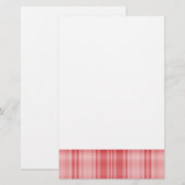 Kariert Briefpapier (Vorne/Hinten)