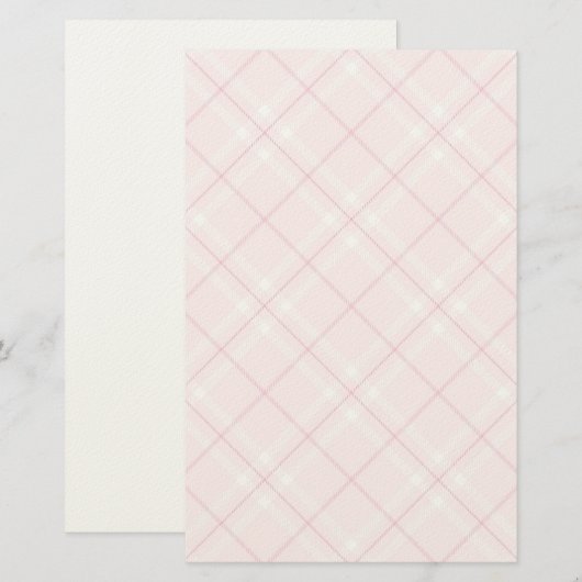 Kariert Briefpapier (Vorne/Hinten)