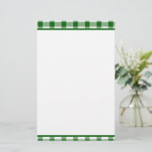 Kariert Briefpapier (Stehend Vorderseite)