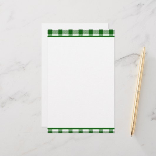 Kariert Briefpapier (Vorderseite/Rückseite Beispiel)