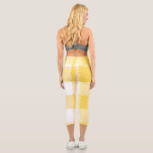 Kariert Capri Leggings (Rückseite)