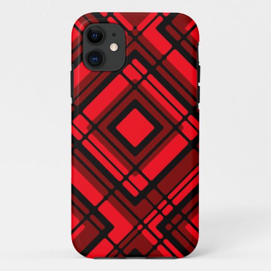 Kariert Case-Mate iPhone Hülle (Rückseite)