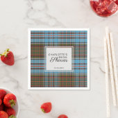 Kariert Clan Anderson Brautparty Tartan Paper Serviette (Beispiel)
